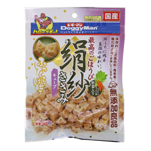 ドギーマンハヤシ 絹紗 キューブ 野菜入り 100g ｷﾇｻﾔｷﾕ-ﾌﾞﾔｻｲ100G-イメージ1