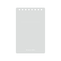 デザインフィル ダイヤメモ〈M〉 方眼罫 青 40枚×10冊 FC36429-11732006