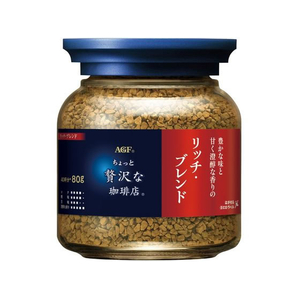 味の素ＡＧＦ ちょっと贅沢な珈琲店 リッチブレンド 瓶 80g FCE346A-イメージ1