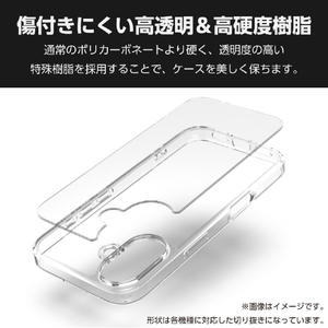 エレコム Google Pixel 9a用ハイブリッドケース クリア PM-P251HVCKCR-イメージ4
