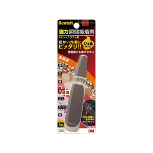 3M スコッチ 強力瞬間接着剤 ジェル ホビー・クラフト用 5g F610053-7055S-イメージ1