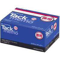 コクヨ タックメモ お徳用 付箋 75×25 赤帯 20本 FCC0789-ﾒ-2053-R