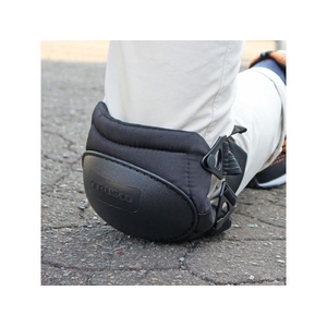 トラスコ中山 膝パッド バックルタイプ 両足2個セット 黒 FC753FK-2071957-イメージ5