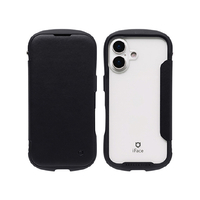 Hamee iPhone17用 ダイアリーポリカーボネートクリアケース IFACE REFLECTION ブラック 41-183339