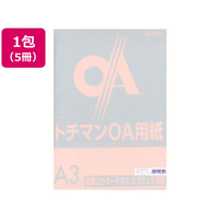 SAKAEテクニカルペーパー 極厚口カラーPPC A3 ピンク 50枚×5冊 F187937-LPP-A3-P