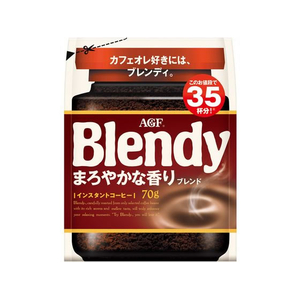 味の素ＡＧＦ ブレンディ インスタントコーヒー まろやかな香りブレンド 袋 70g FCC5770-イメージ1
