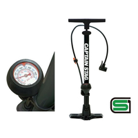 キャプテンスタッグ 空気入 SG 鉄・ゲージ付 英米仏式バルブ対応 FCT9921-Y-3144