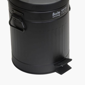 ＬＩＶ ＰＬＵＳ Boite トラッシュカン ふた付 ペダル式 5L ブラック FCF837M-NQ-0193-イメージ6