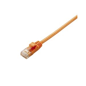 エレコム Gigabit やわらかLANケーブル(Cat6準拠)(2．0m) オレンジ LD-GPY/DR2-イメージ1