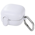 エレコム LinkBuds Clip用 TOUGH SLIM Lock ハイブリッドケース ホワイト TWS-SO261TSLWH