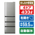 AQUA 【右開き】433L 4ドア冷蔵庫 e angle select Delie（デリエ） チタンシルバー AQR-V43E5(S)-イメージ1