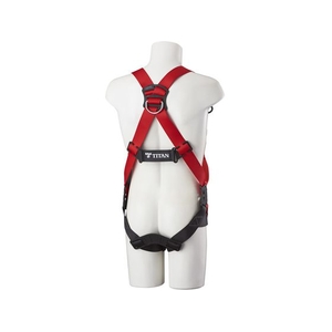 サンコー タイタン/EASY Harness NEO フロントD環付 L (墜落制止用器具) Lブラック／レッドプレート45130 FC202FE-1952017-イメージ3