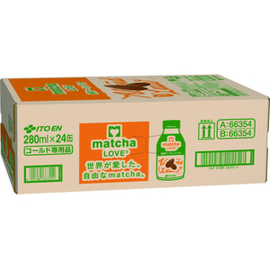 伊藤園 matcha LOVE ボトル缶 抹茶アーモンドラテ 280mL×24本 FCG478V-イメージ2