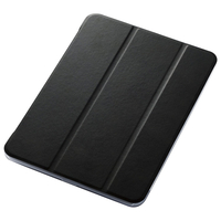 エレコム iPad Air10．9インチ(第4世代)用フラップケース ソフトレザー 2アングル スリープ対応 ブラック TB-A20MWVBK