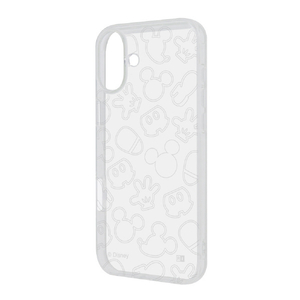 レイアウト iPhone 16 Plus用ディズニーLike standard 衝撃吸収 バンパー キラキラ ラメ TPUソフトケース ミッキーマウス RT-DP48A/MKM-イメージ1