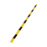カーボーイ（ＴＮ） 安心クッション　Ｌ字型９０ｃｍ　細　ブラック／イエロー AC132