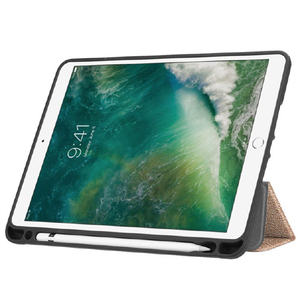 aglow iPad 9．7インチ 2017/2018年モデル用アップルペンシル収納付きケース ローズゴールド IQ-IP2018-RGO-イメージ4