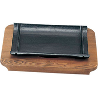 三和精機製作所 SN 鉄 和風ステーキ皿 焼杉 竹 21cm FC368LN-5072700