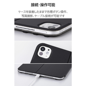 エレコム 11インチiPad Pro(M4)用フラップケース 角度調整 ドローイング 7アングル ブラック TB-A25PMWVDBK-イメージ8
