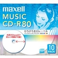 マクセル 音楽用CD-R インクジェットプリンタ対応 10枚入り CDRA80WP.10S