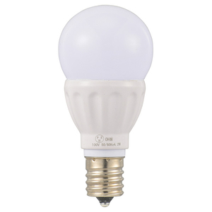 オーム電機 LED電球 E17口金 全光束787lm(6．4W小形電球タイプ) 電球色相当 LDA6L-G-E17 IS22-イメージ2