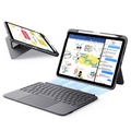 ESR iPad(A16/第10世代)用FLEX 着脱式キーボードケース ダークグレー ES28335