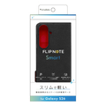 トリニティ Galaxy S26用 [Smart FlipNote] 薄型スマートフリップノートケース ブラック TR-GA26S-FNS-LBK