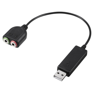iBUFFALO USBオーディオ変換ケーブル BSHSAU100シリーズ ブラック BSHSAU100BK iBUFFALO USBオーディオ変換ケーブル BSHSAU100シリーズ ブラック BSHSAU100BK