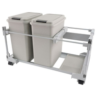 アズワン ダストワゴン ペール2個付き FCF883G-4-6196-02