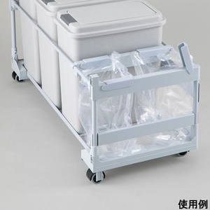 アズワン ダストワゴン ペール2個付き FCF883G-4-6196-02-イメージ2