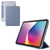 エレコム 11インチiPad Pro(M4)用 フラップケース 薄型軽量 カラーエッジ 背面クリア ブルーグレー TB-A25PMWVFCBG-イメージ2