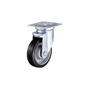 ハンマーキャスター Jシリーズ　自在　ゴム車B入り125mm 420J-RBB125-BAR01-イメージ1