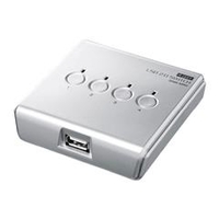 サンワサプライ USB2．0手動切替器（4回路） SWUS24N