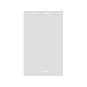 デザインフィル ダイヤメモ〈L〉 方眼罫 黒 40枚×10冊 FC36431-19003011-イメージ2