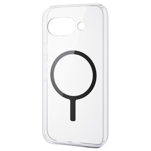 エレコム Google Pixel 9a用ハイブリッドケース MAGKEEP ブラック PM-P251MAG02BK-イメージ1