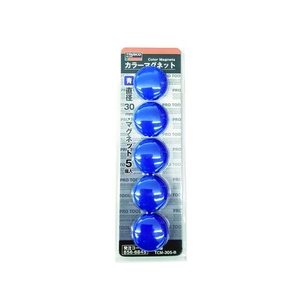 トラスコ中山 カラーマグネット(5個入) 黄 30パイ FC233KL-8566849-イメージ2
