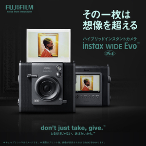 富士フイルム インスタントカメラ チェキ instax WIDE Evo ブラック INSWIDEEVOBLACK-イメージ13