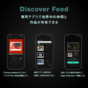 富士フイルム インスタントカメラ チェキ instax WIDE Evo ブラック INSWIDEEVOBLACK-イメージ20