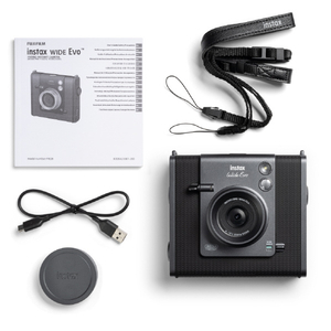 富士フイルム インスタントカメラ チェキ instax WIDE Evo ブラック INSWIDEEVOBLACK-イメージ6