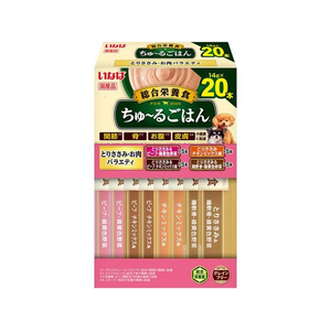 いなば ちゅーるごはん とりささみ・お肉バラエティ 14g×20P FCF671N-イメージ1