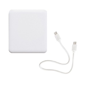 インプリンク PD20W Type-C1ポート 超軽量モバイルバッテリー 5000mAh 30cm ホワイト IML1C5001WH-イメージ1