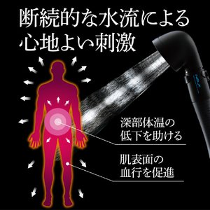 アラミック ネルクスUFBシャワーヘッド ブラック NELX1-BK-イメージ15