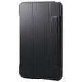 エレコム 11インチiPad Pro(M4)用 フラップケース 薄型軽量 カラーエッジ 背面クリア ブラック TB-A25PMWVFCBK