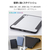 エレコム 11インチiPad Pro(M4)用 フラップケース 薄型軽量 カラーエッジ 背面クリア ブラック TB-A25PMWVFCBK-イメージ4