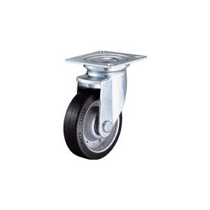 ハンマーキャスター Jシリーズ　自在　ゴム車B入り150mm 420J-RBB150-BAR01-イメージ1