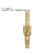 日東 ミニカプラ 燃料ガス用33PHB 01189 33PHB BRASS NBR FC408VN-1129970-イメージ1