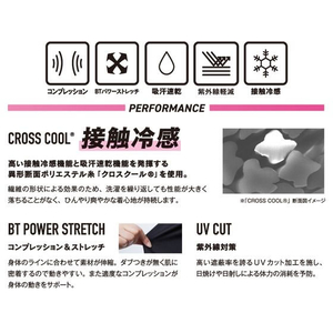 おたふく手袋 パワーストレッチ レディースアームカバー メッシュ FC495YN-JW-616-イメージ6