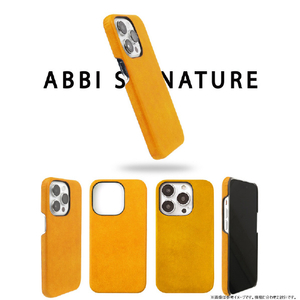 ABBI SIGNATURE iPhone 16 Pro用MARGOT イタリアンレザー MagSafe対応バックカバー ブラック ABS27336I16PR-イメージ5