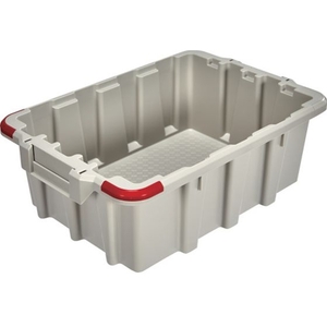トラスコ中山 TRUSCO/ネスティング・スタッキングコンテナ10L オフホワイトHNESTA-10OW FC991ZB-3904428-イメージ1