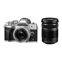 オリンパス デジタル一眼カメラ・EZダブルズームキット OLYMPUS OM-D シルバー OMDEM10MK4WZKSLV